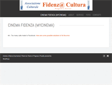 Tablet Screenshot of fidenzacultura.it